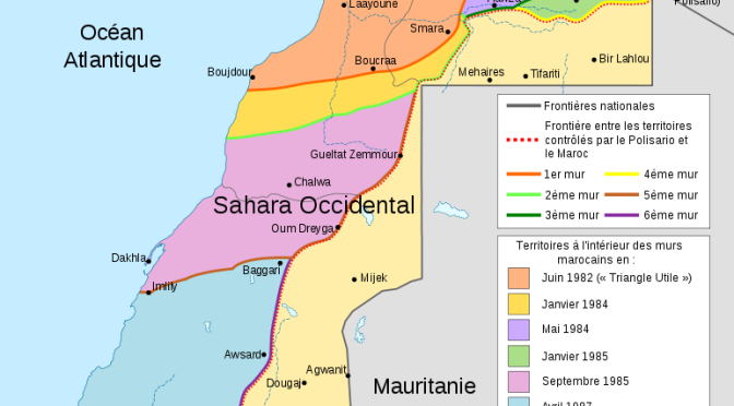 Carte Sahara Occidental